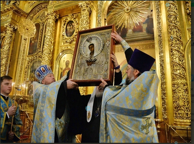 Серпухов, Москва. К иконе «УМИЛЕНИЕ» Серафима Саровского и Матроне Московской 4.04. 5800 р